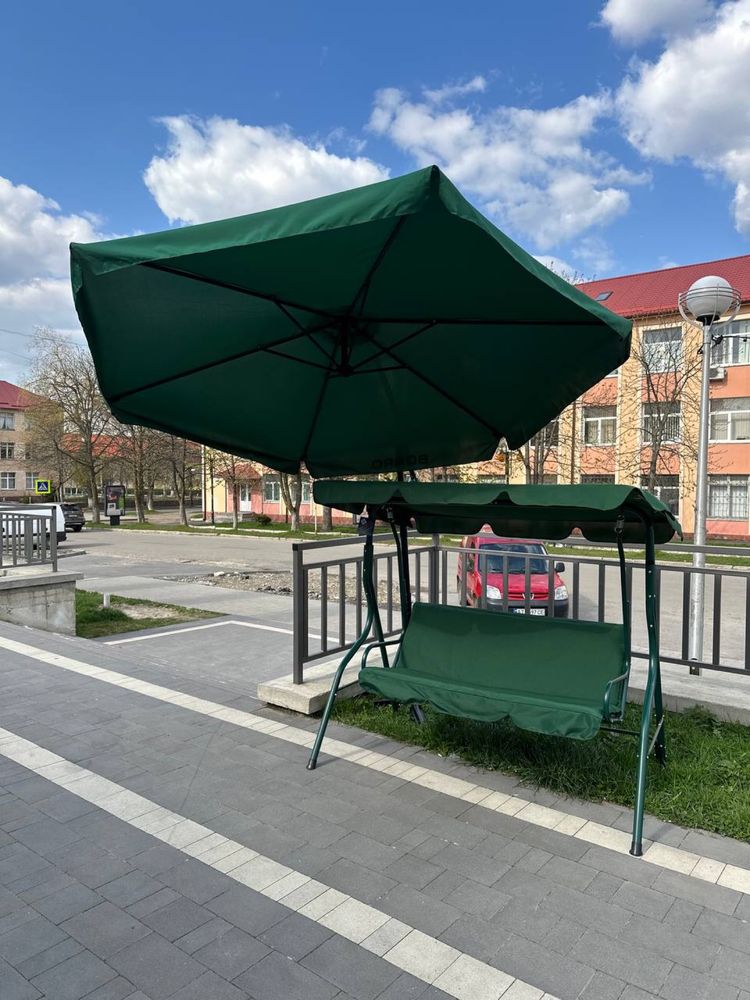БЕЗ ПЕРЕДОПЛАТ! Парасоля - зонт садова. Садовый зонт. Led-підсвітка