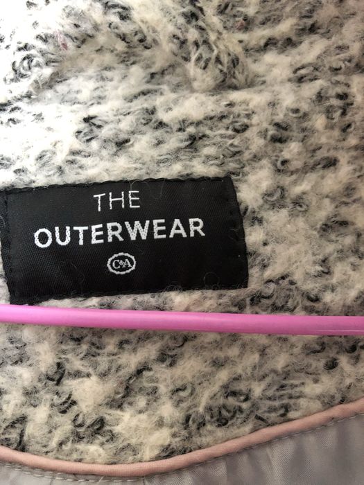 Пальто меланж демісезонне