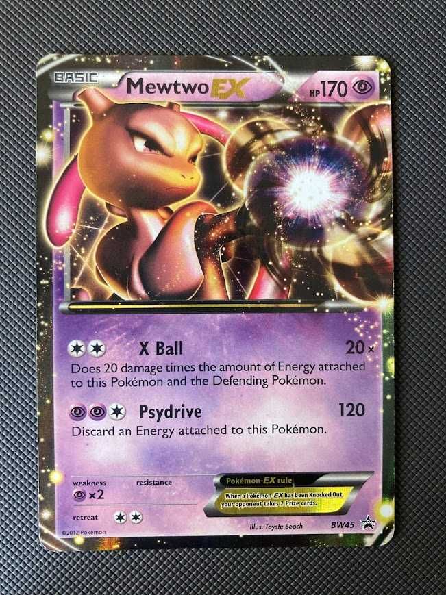 Cartas Pokémon Mewtwo Ex e Groudon Ex