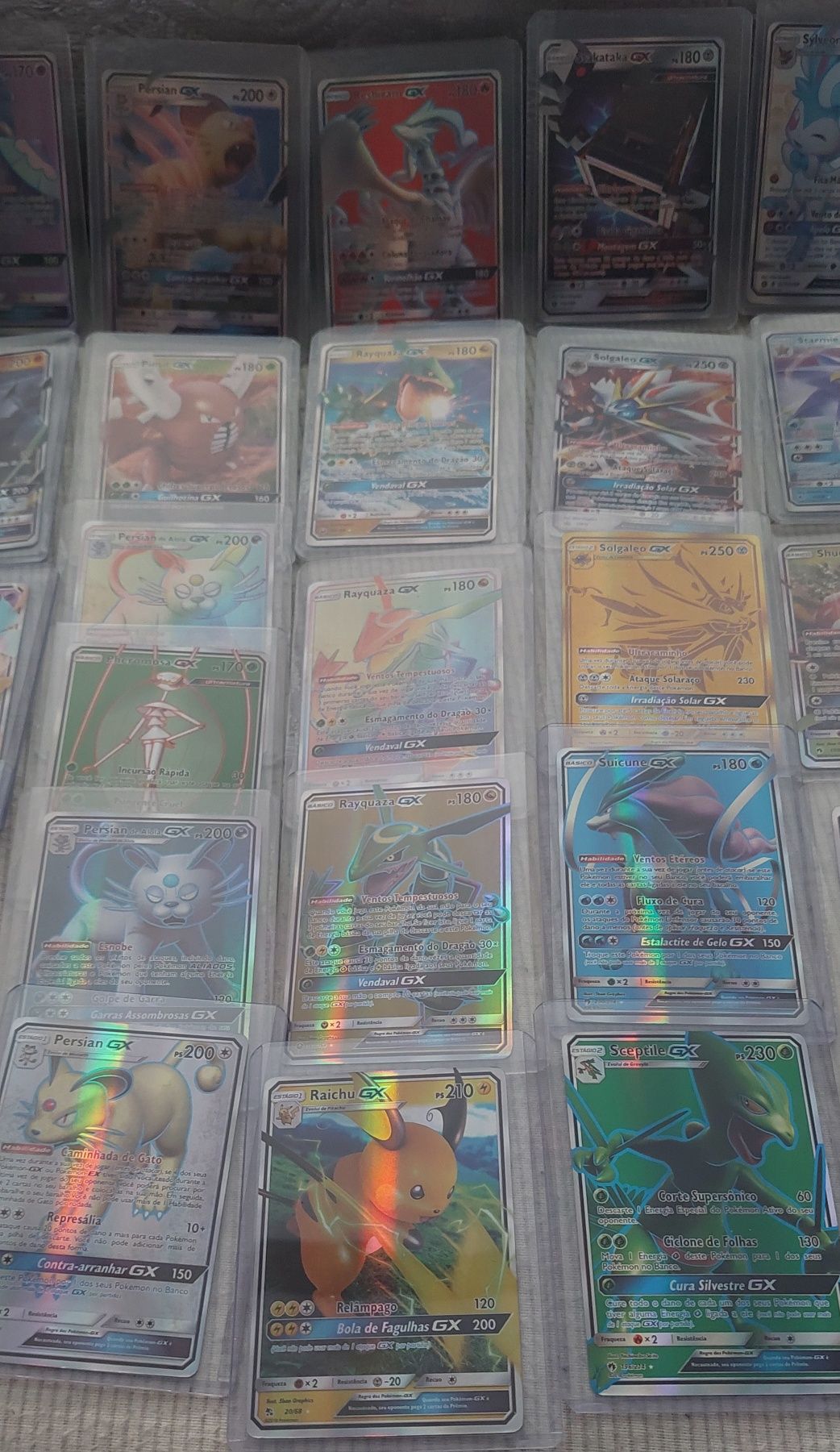 Cartas Pokemon Com pelicula dura Colecionador 158 Unidades NOVAS