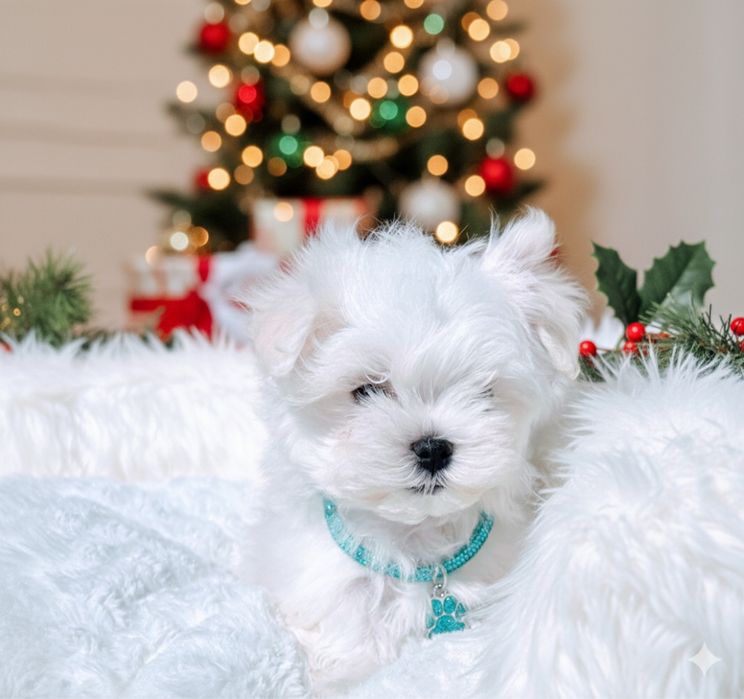 Maltańczyk MAŁE CUDO.Maleńki piesek Już do odbioru.