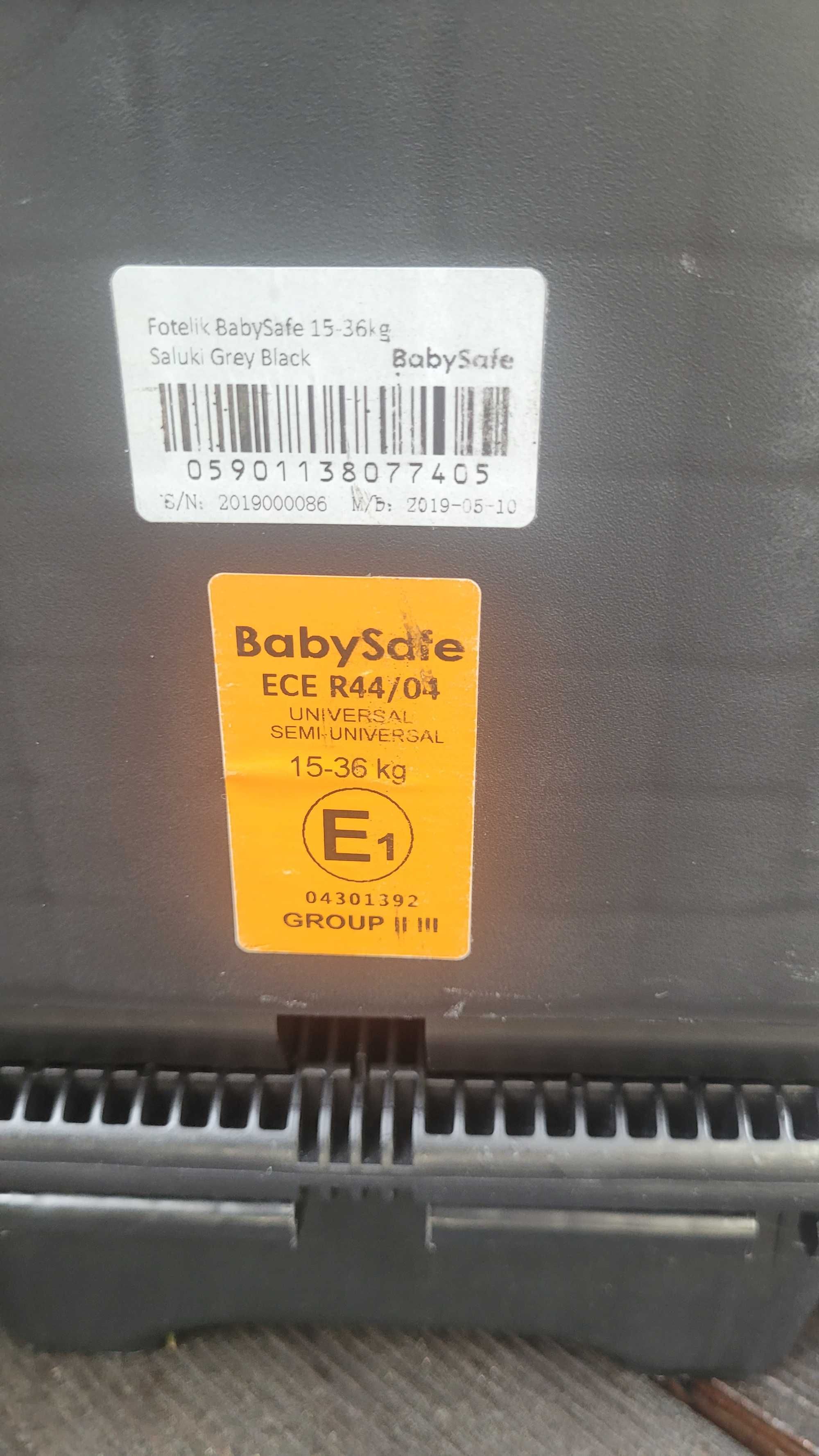 Fotelik BabySafe Saluki 15-36 kg