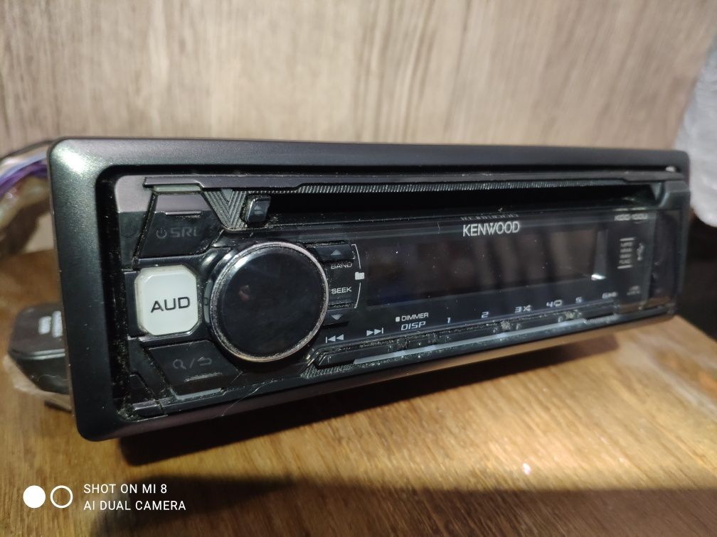 Автомагнітола Kenwood KMM-100U USB AUX FM radio