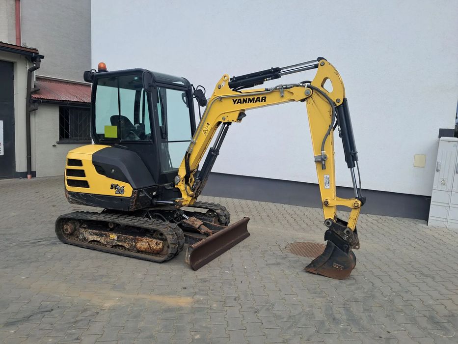 Yanmar SV 26 mini koparka długie ramię WAGA 2785 kg oświetlenie 2019r. silnik Yanmar 24 km bez DPF jazda szybka/wolna diesel VIO23 VIO27 SV22 U27  Yanmar SV26 2019r ramię long ładne gąsienice 2.8ton 936 mth JCB KUBOTA