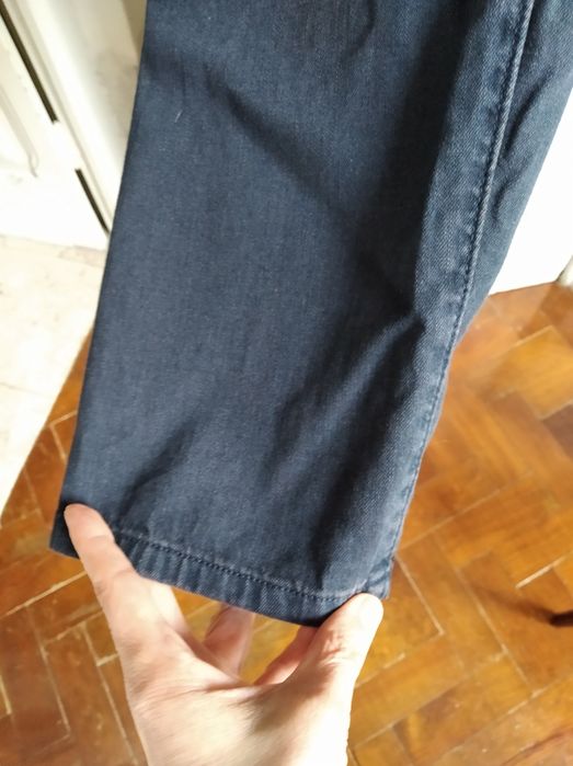 Jardineiras jumpsuit de ganga preta Levi's impecáveis