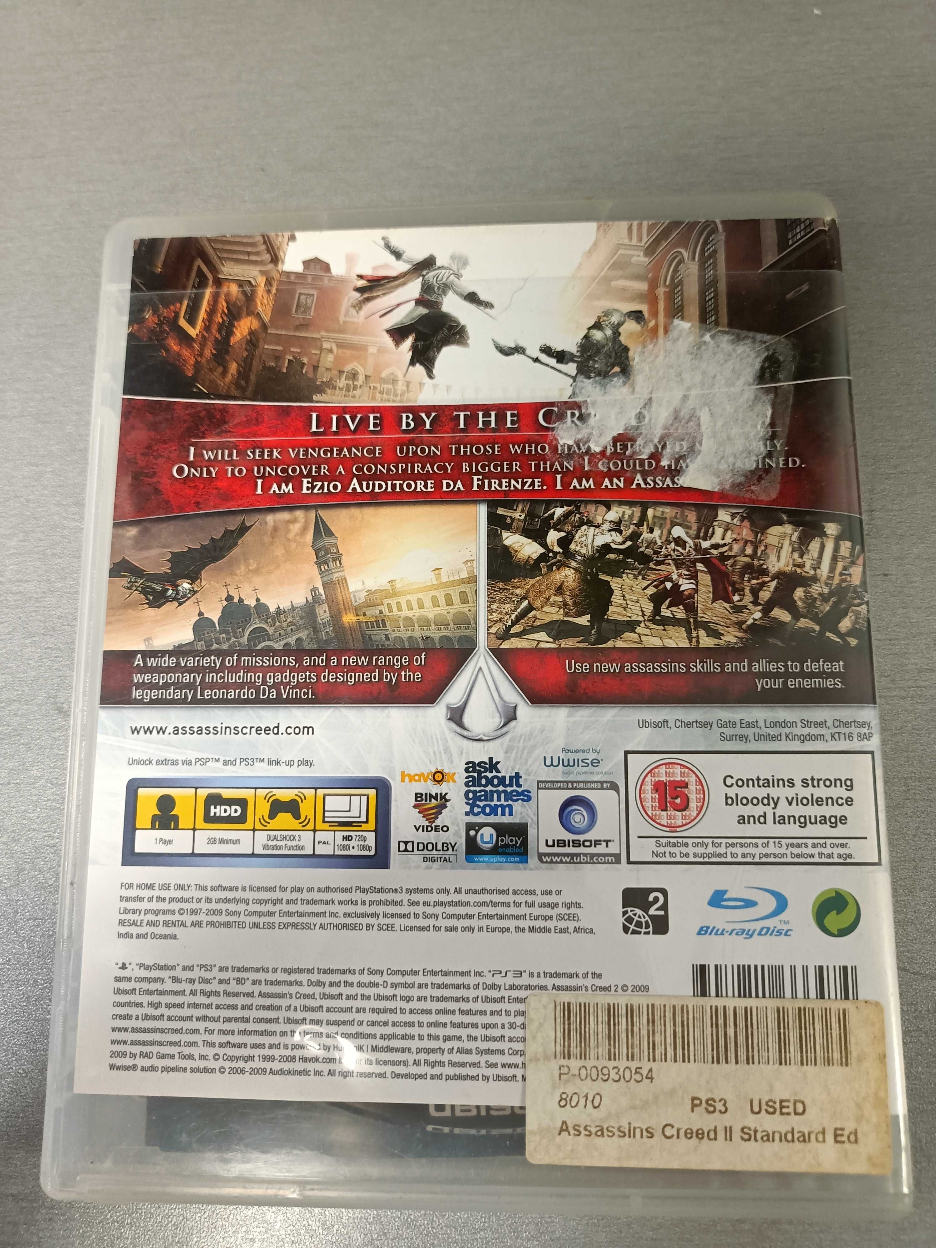 Gra Assasin's Creed II ps3