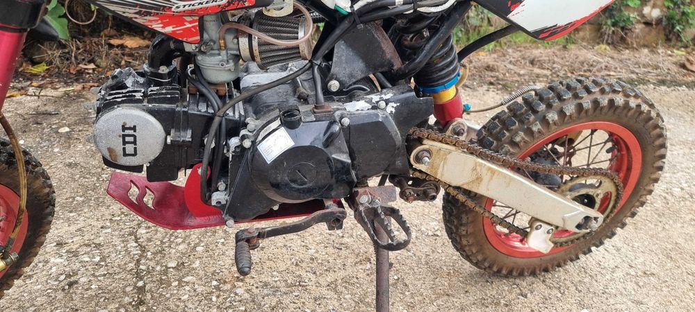 Pitbike 125cm3 com banco restaurado