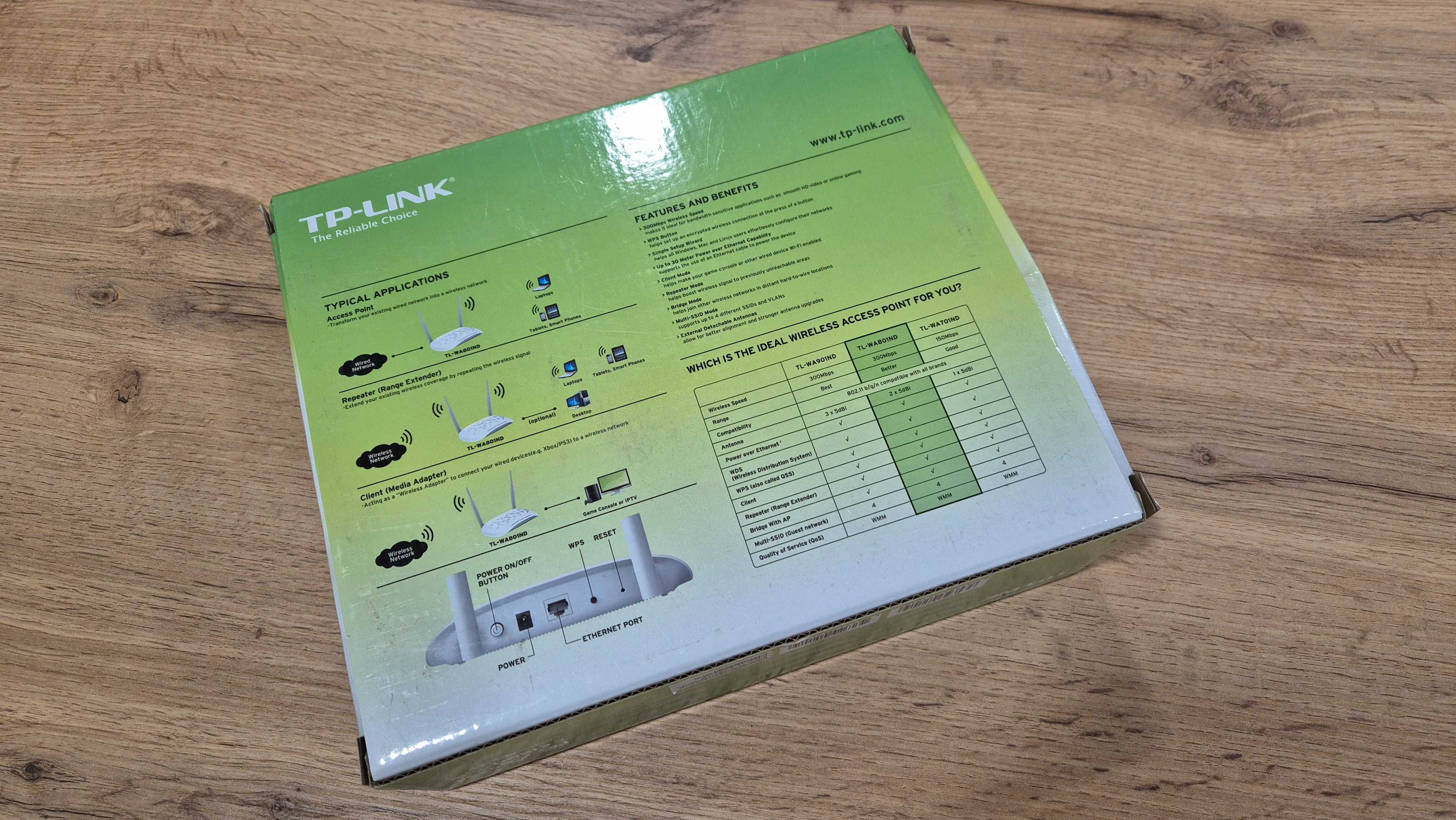 TP-Link TL-WA801ND – Ponto de Acesso Wi-Fi