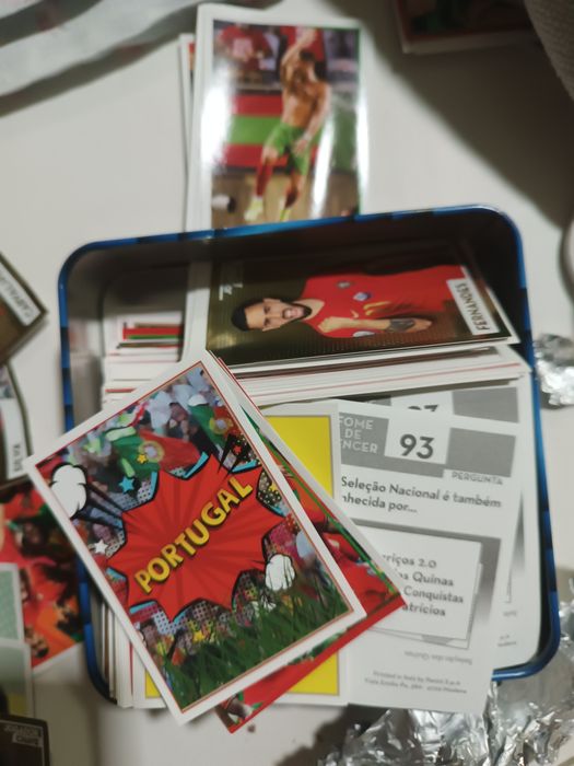 Coleção de cromos fome de vencer completa
