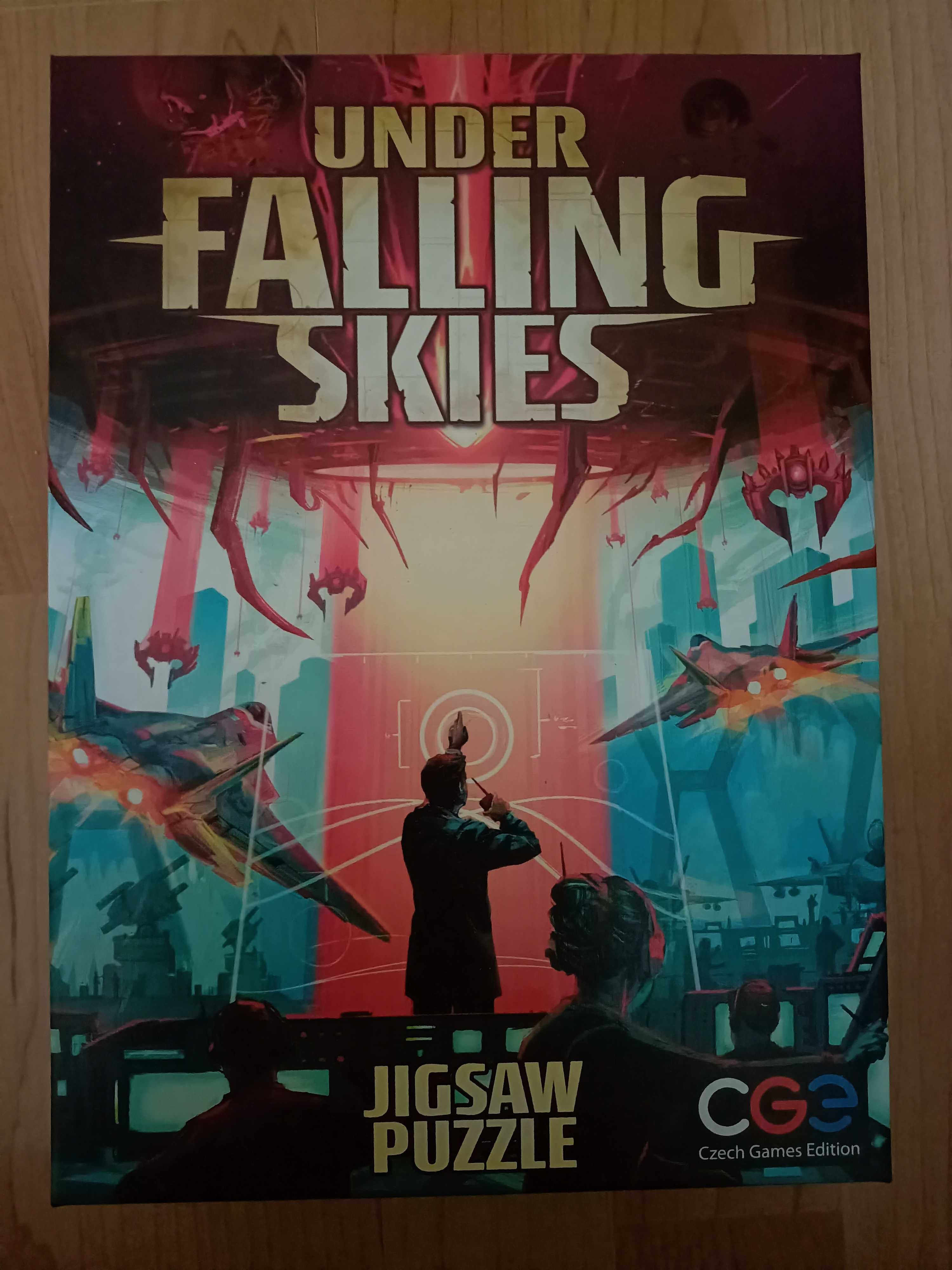 Puzzle Under falling skies 1000