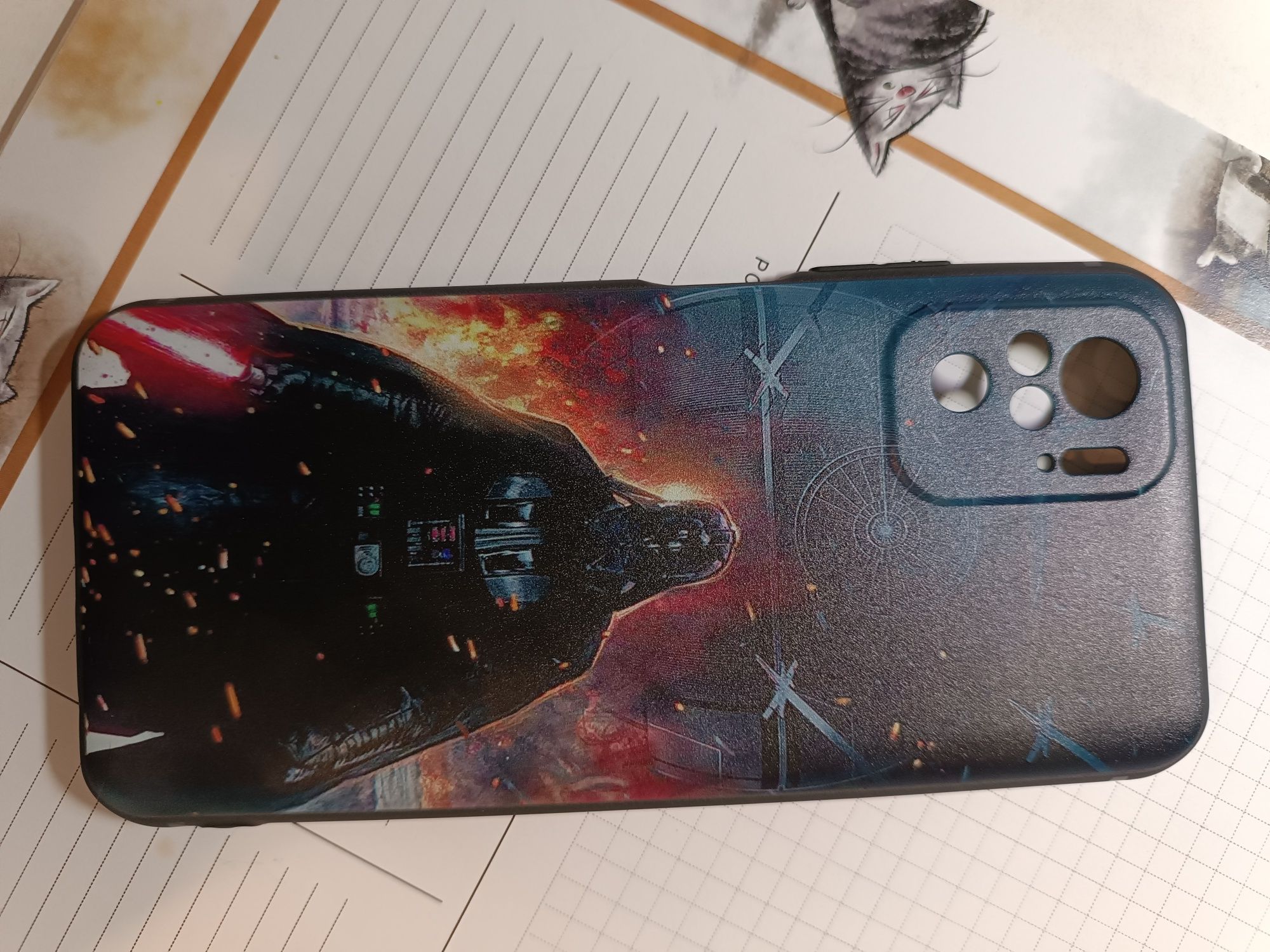 Case etui redmi note 10s Star Wars darth vader