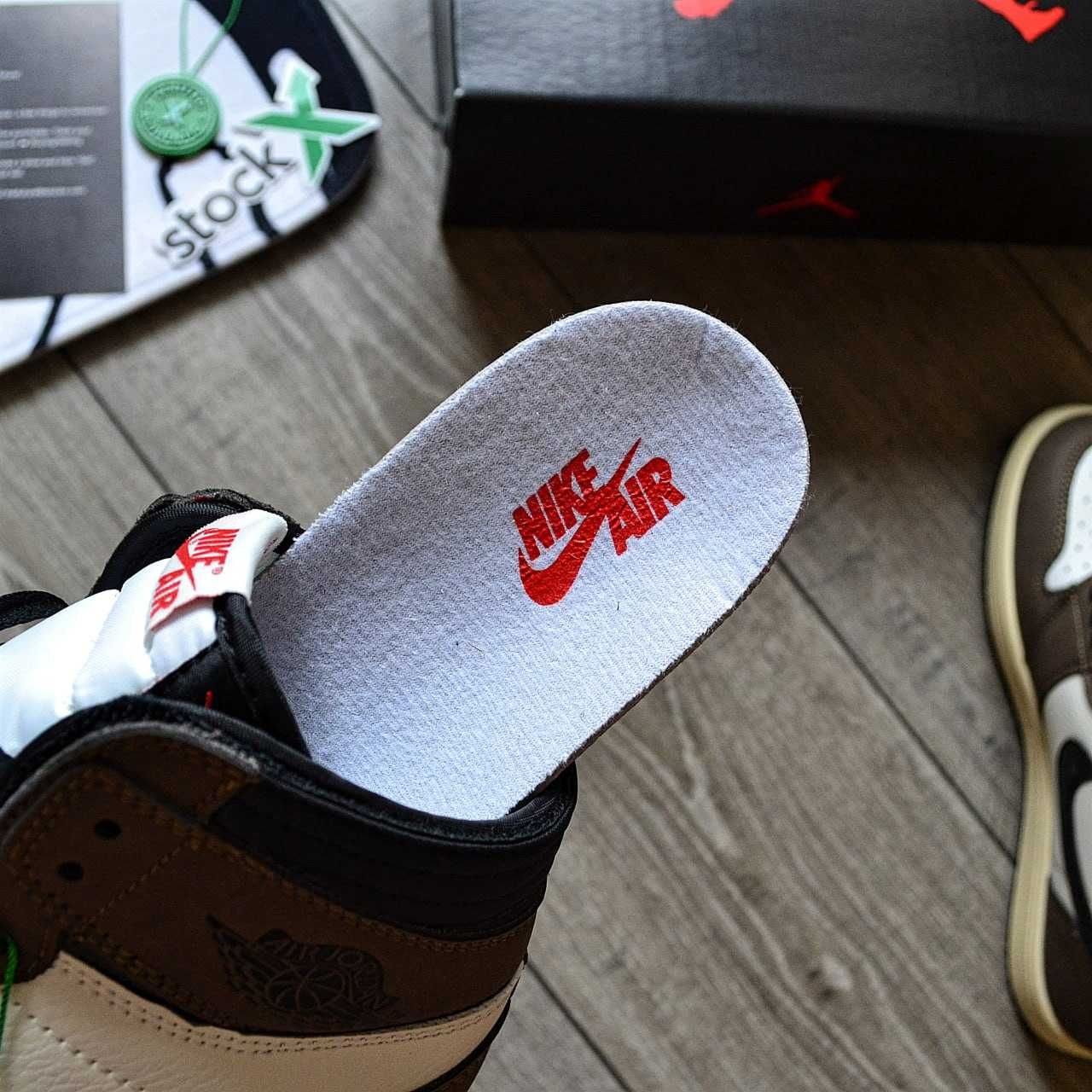 Кроссовки Nike Air Jordan 1 Retro High Travis Scott Cactus Jack 40-45