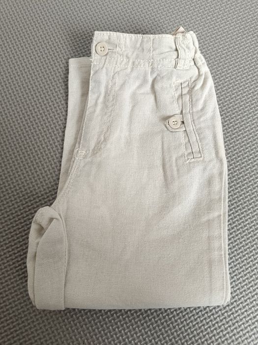 Spodnie lniane  Prenatal 96 cm 24-36 M