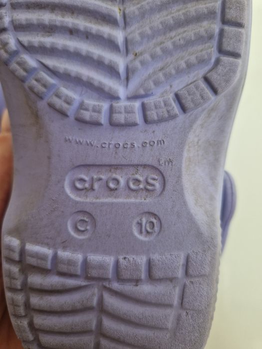 Crocsy C10 fioletowe