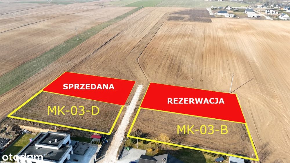 Działki z projektami budowlanymi, Jankowo, 75zł/m2; OSTATNIE DWIE !