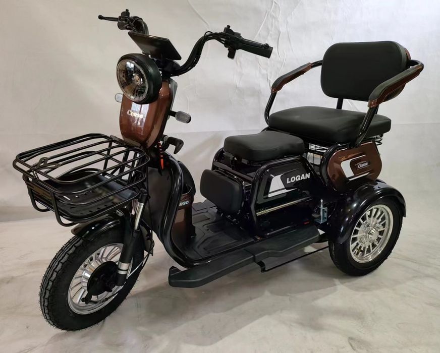 Електротрайк триколісний Corso Logan 1200W 72V/23Ah, колеса300-10