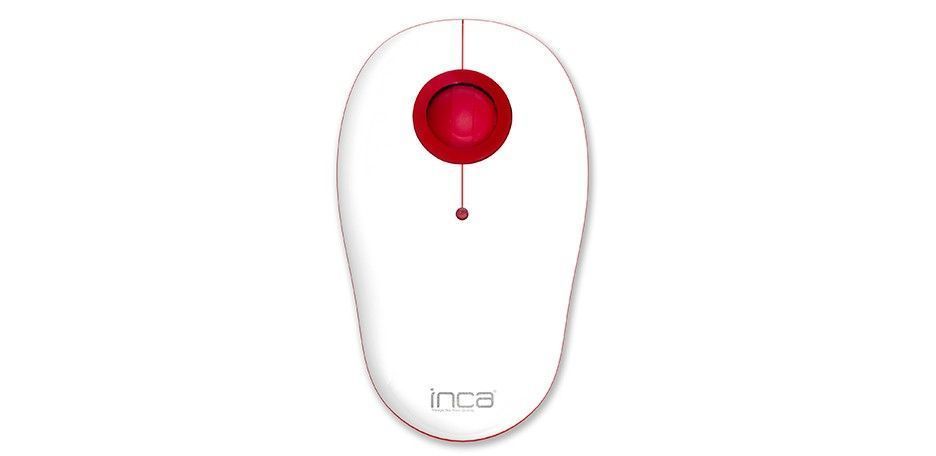 Myszka Mysz Bezprzewodowa Optyczna Usb 2.4 Ghz 1600 Dpi Biała Różowa