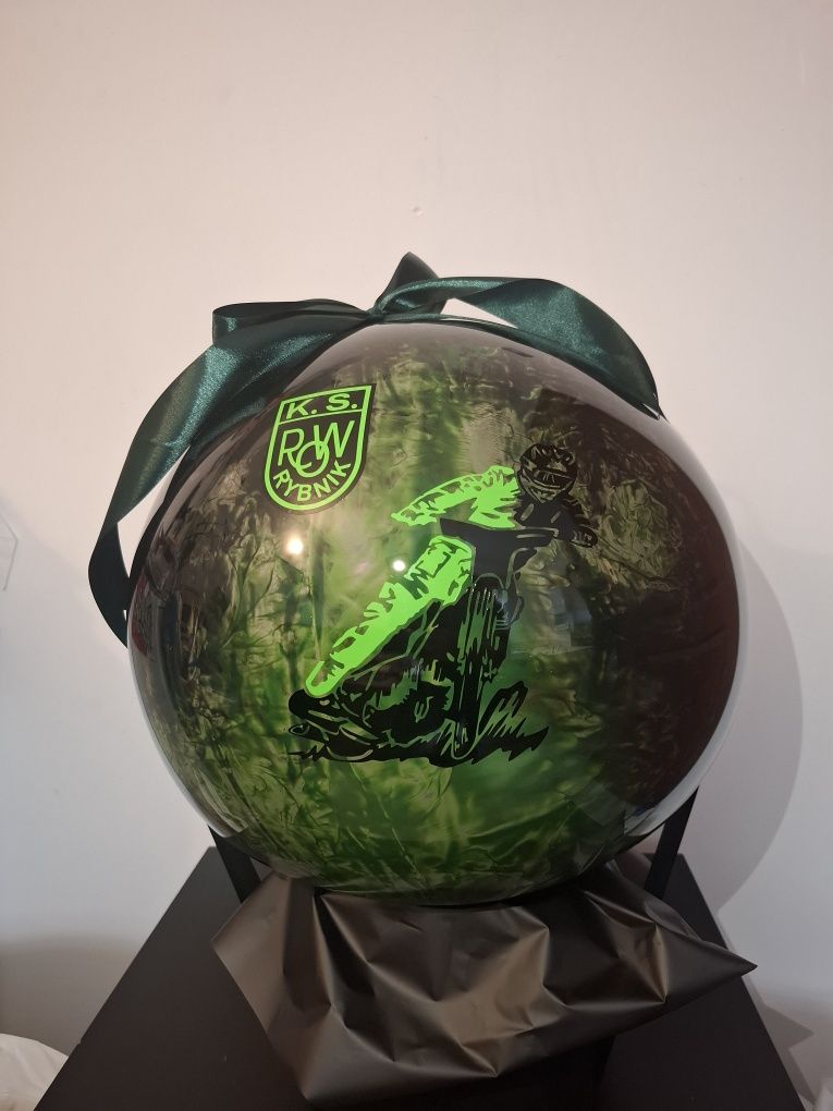 Balon z żużlowcem, balon ROW RYBNIK, prezent dla kibica
