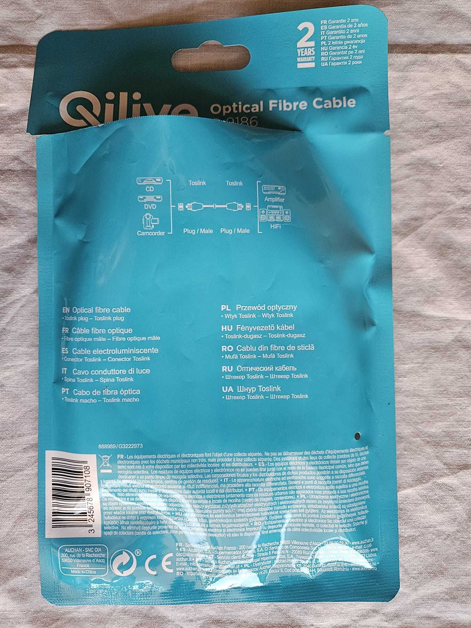 Cabo Fibra Óptica 1,5m