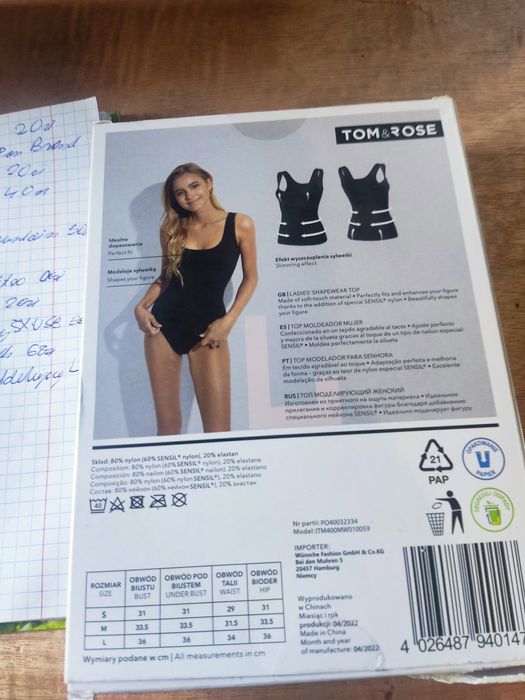 Damski tom modelujący L