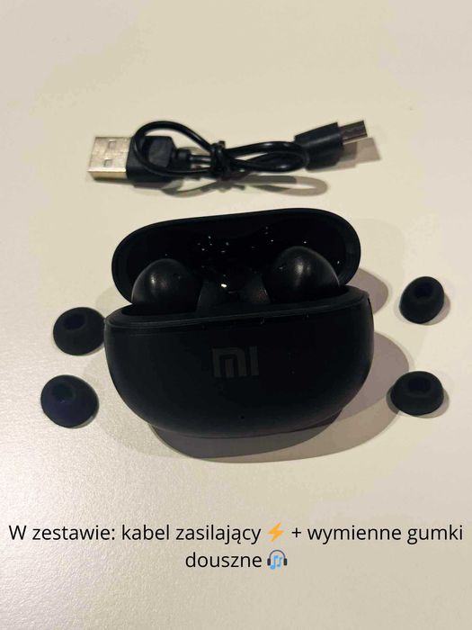 Słuchawki bezprzewodowe Bluetooth  Air7 – Czysty dźwięk, Etui Ładujące