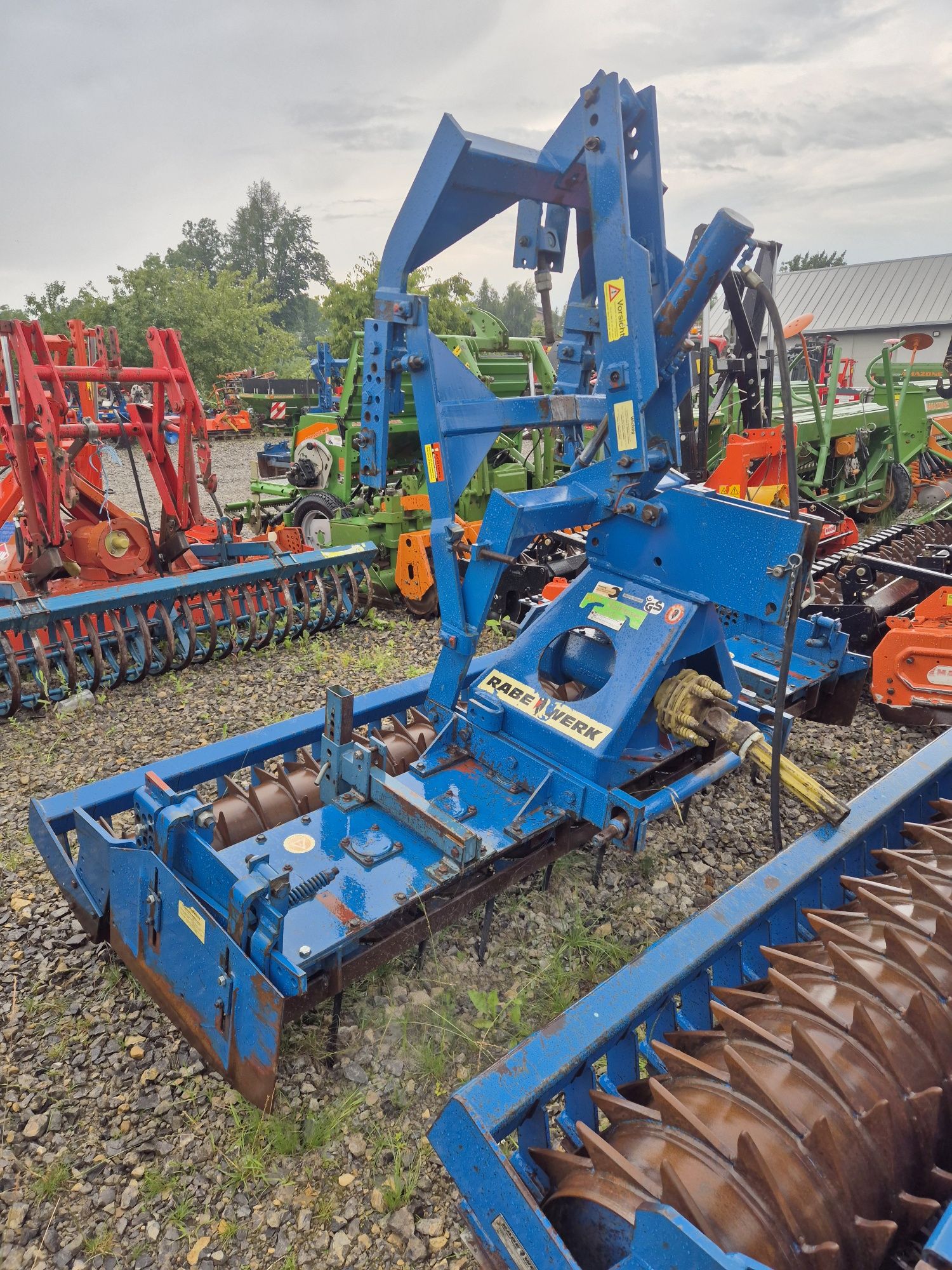 Rabe Werk MKE 2.5m brona wirowa import,  nowe Zęby , Włóka kuhn