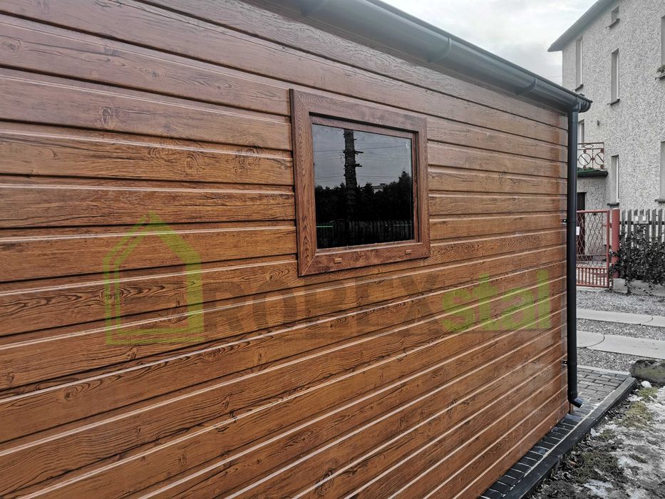 Garaże drewnopodobne premium producent garaż 6 x 6 do 35m2 - 6 x 5,8