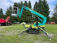 IHIMER PODNOŚNIK KOSZOWY PAJĄK 13M 1360 KG Honda + 230V  Zwyżka podnośnik koszowy 13m szerokość tylko 78cm super stan