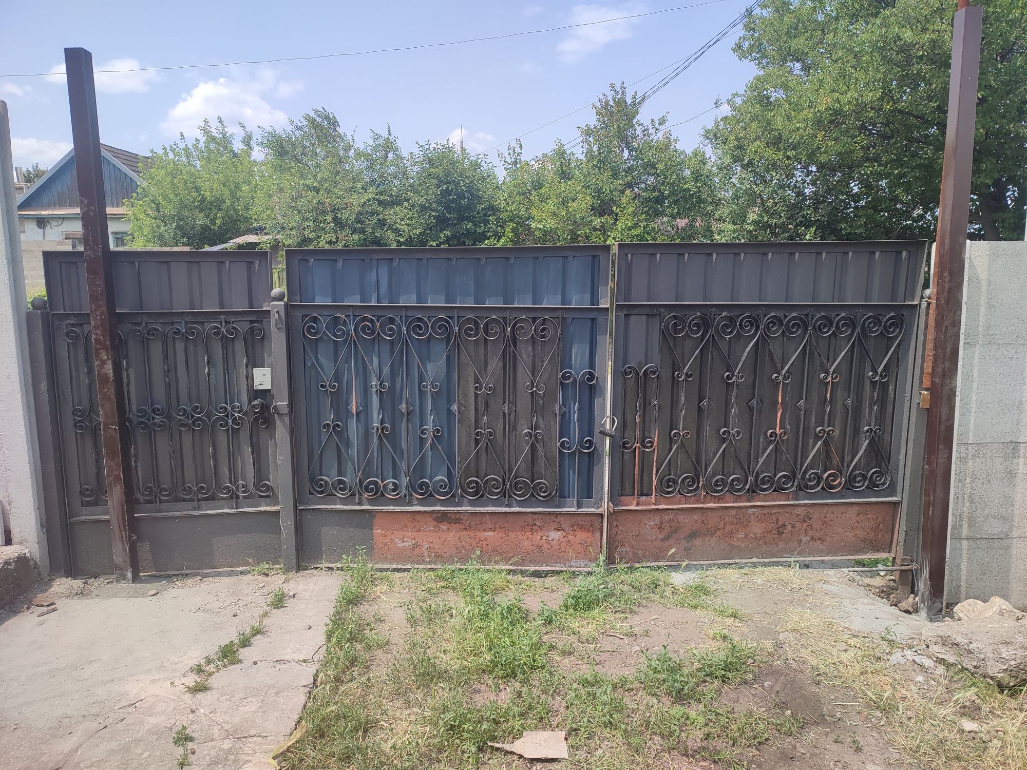 Ворота с калиткой