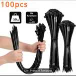 KIT COM 100 ABRAÇADEIRAS DE ALTA TRAÇÃO