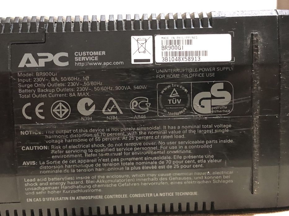 Бесперебойник APC Back up pro 900