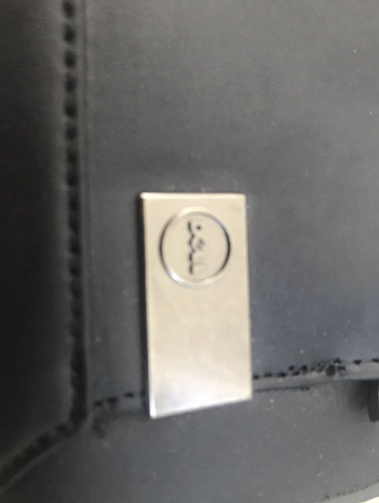 Mala para portátil em pele