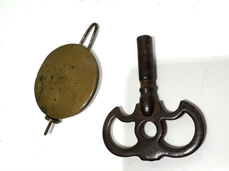 Lindo antigo relógio de chaminé - á funcionar