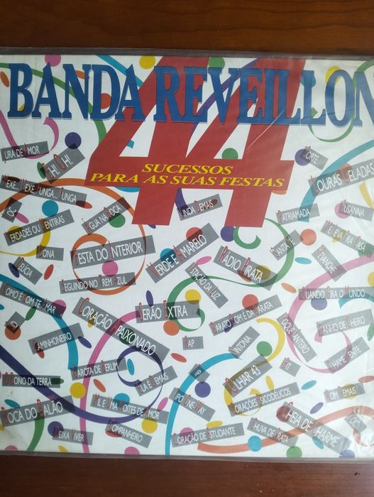 Disco de vinil LP Banda Reveillon 44 Sucessos para as suas Festas