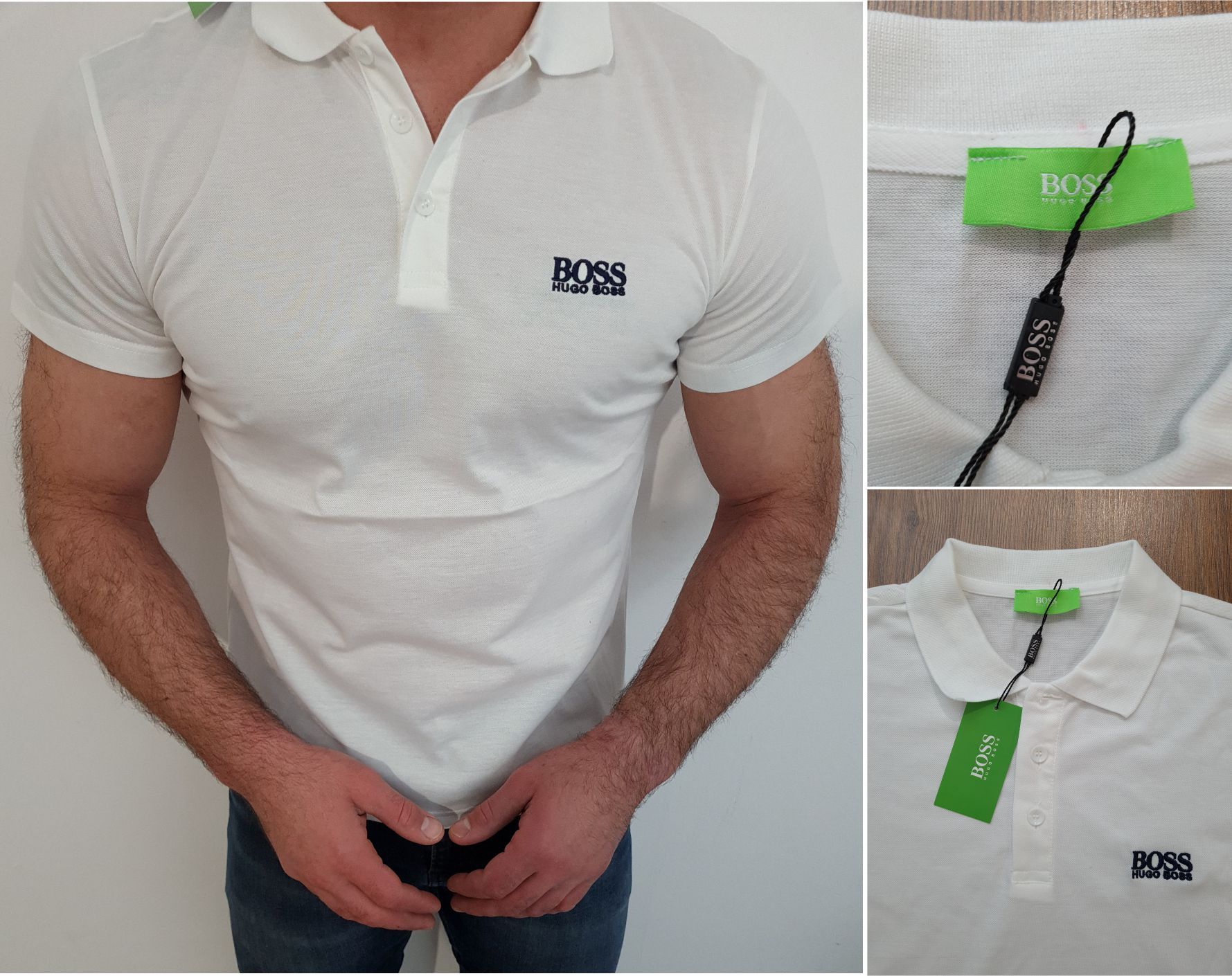 Polówka męska Hugo Boss wyszywana SUPER JAKOŚC S-XXL