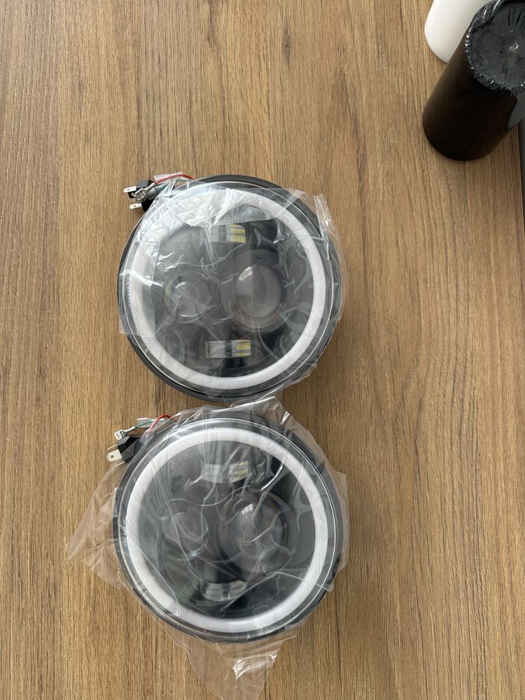 Lampy  Led przód przednie Jeep Wrangler Gladiator Jk JL TJ JT