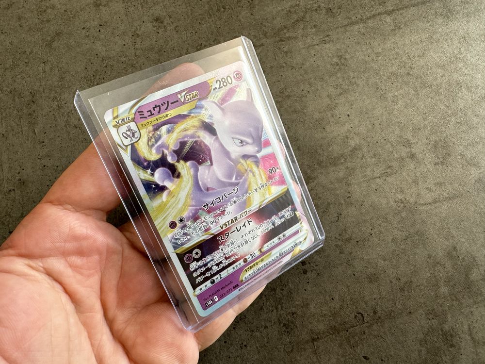Carta Pokemon Mewtwo Vstar s10b F 031/071 RRR Japonês