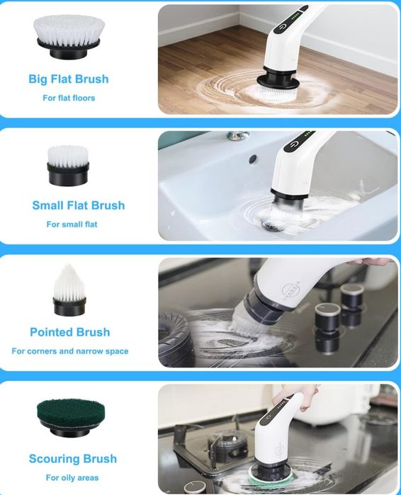 Електрична обертова щітка для прибирання  Lepwings.