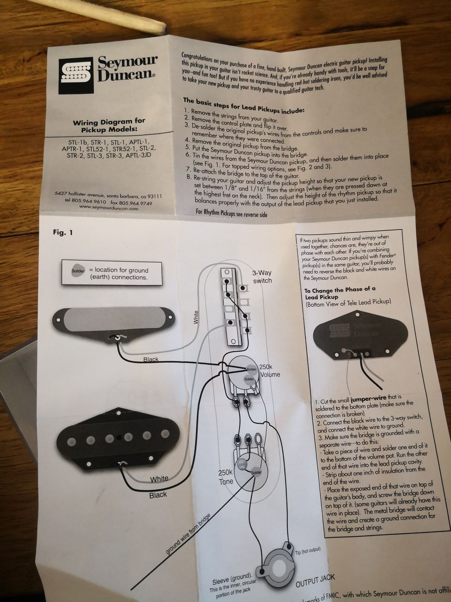 Seymour duncan APTL-1 Alnico II Pro for telecaster