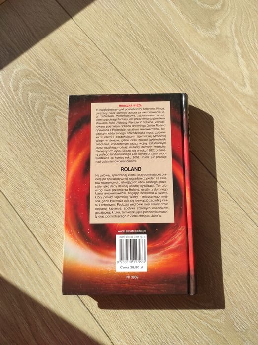 Książka Stephen King Mroczna wieża 1 Roland twarda oprawa
