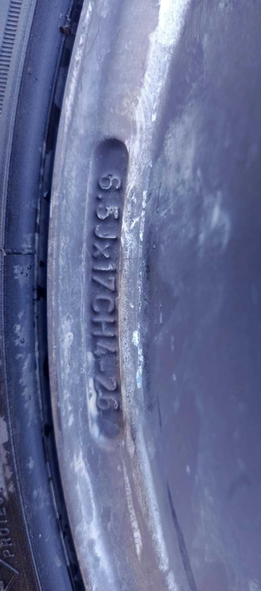 Alufelgi koła citroen et26 17' RESOLFEN 205/50/17 czarne 4x108