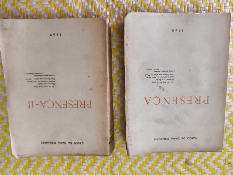 PRESENÇA – Volumes – I - II
Vasco da Gama Fernandes