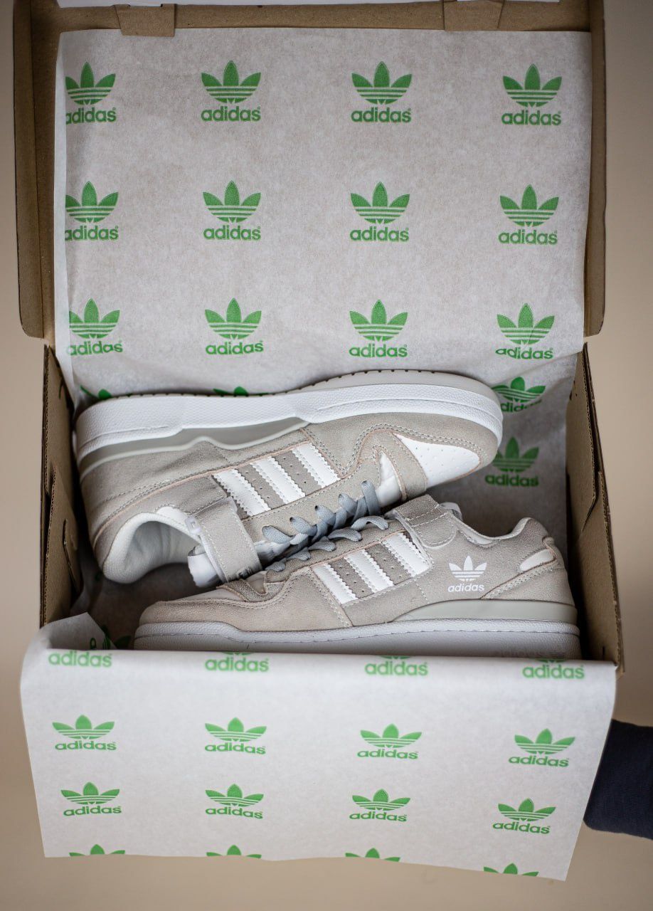 Жіночі кросівки Adidas Forum 84 Low Gray White