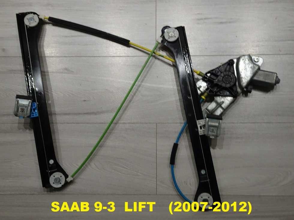 Podnośnik Mechanizm Szyby Saab 93 9-3 Lift Przód Prawy Oryginał [v]
