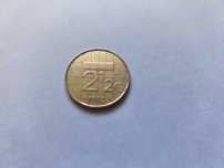 Stara Moneta 2 1/2 Guldena Holandia 1982r