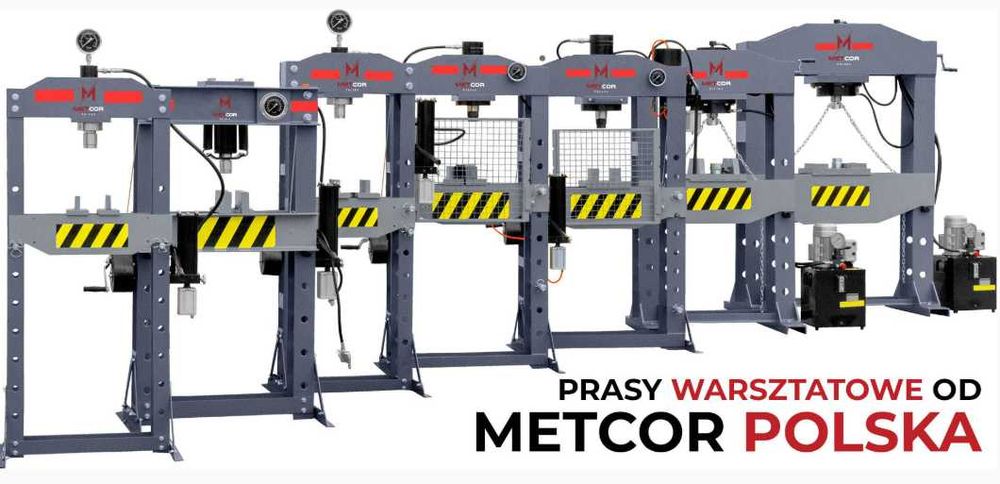 Prasa Hydrauliczna Pneumatyczna Warsztatowa Metcor 30T