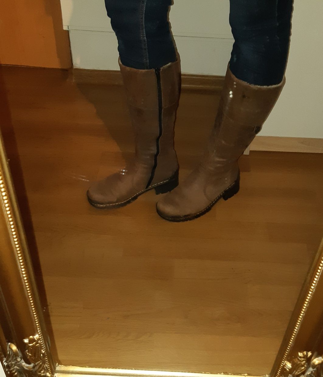 Buty ze skóry rieker