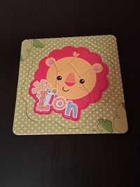 Puzzle Mattel lion lew + gratis