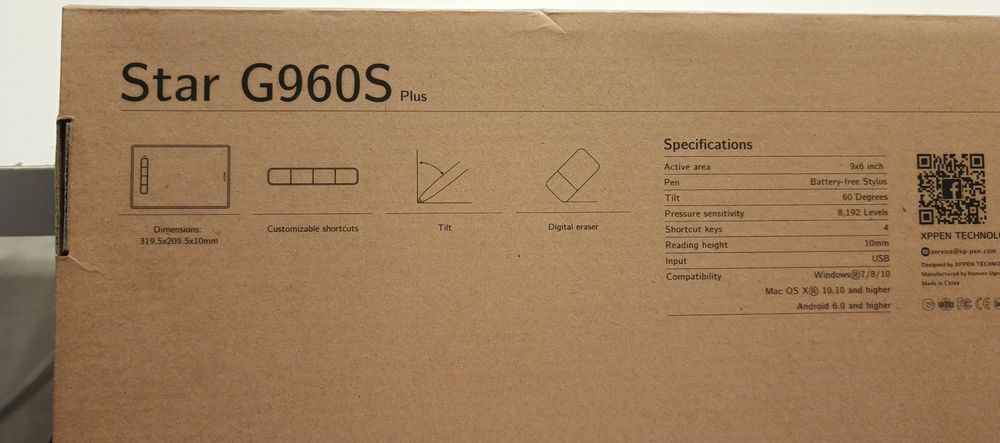 Tablet graficzny Star G960S plus