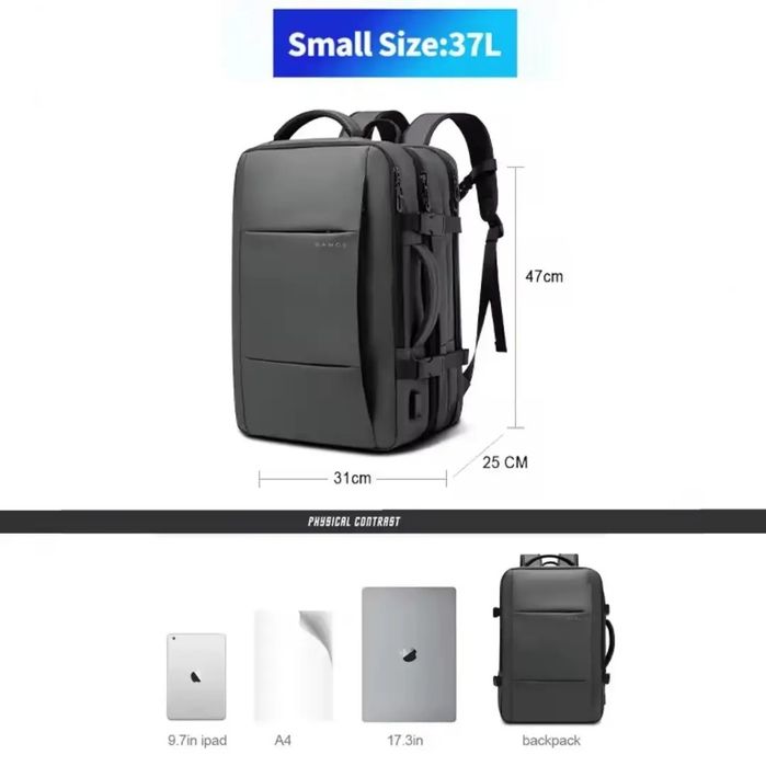 Рюкзак Xiaomi Bange Travel 37L BG-1908 сумка чемодан mi дорожня валіза